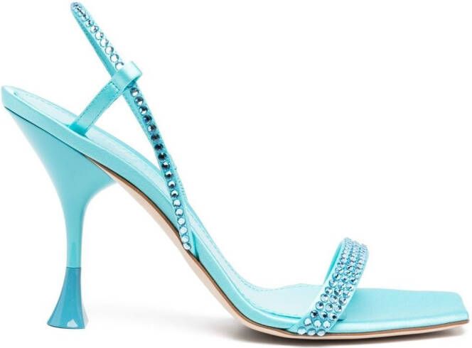 3juin Eloise sandalen verfraaid met kristallen Blauw