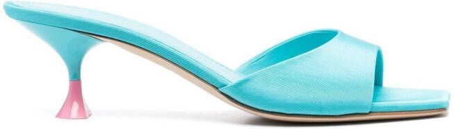 3juin Jo tweekleurige muiltjes Blauw