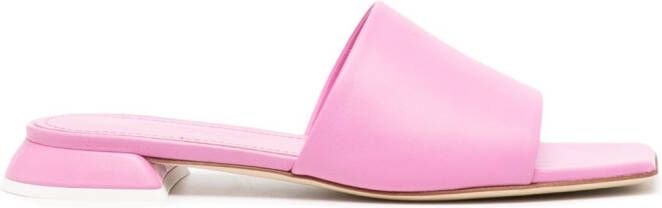 3juin Siena leren sandalen Roze