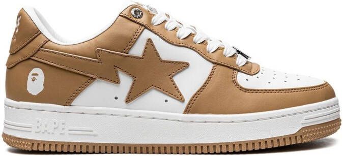 A BATHING APE BAPE STA #1 low-top sneakers Beige