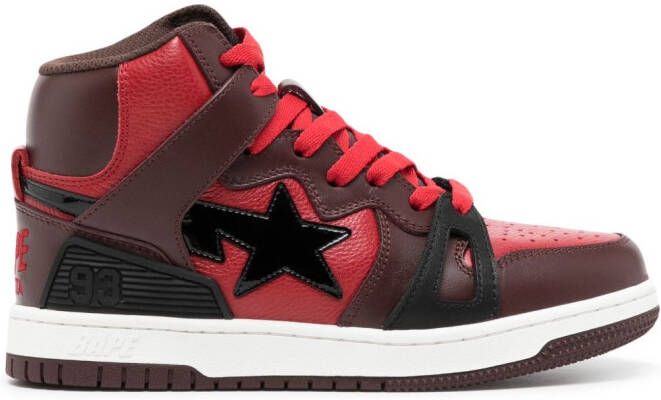 A BATHING APE BAPE STA sneakers Rood Schoenen