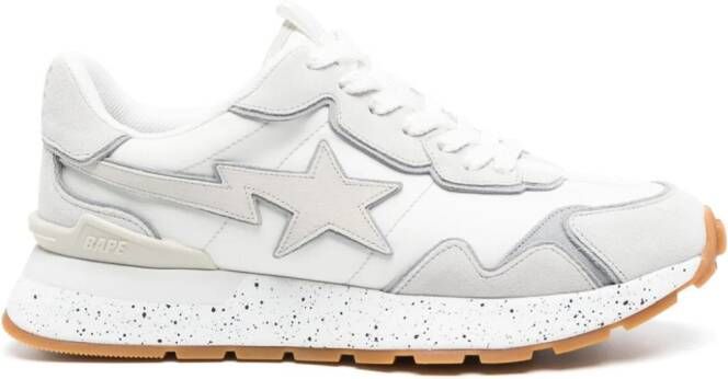 A BATHING APE Road Sta Express #1 low-top sneakers Beige