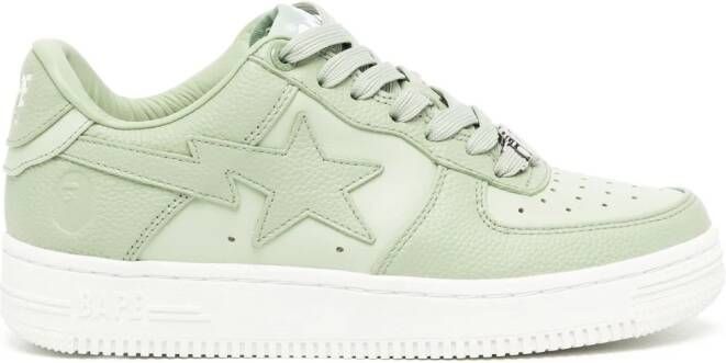 A BATHING APE Sneakers met logopatch Groen