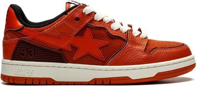 A BATHING APE Sneakers met logopatch Oranje