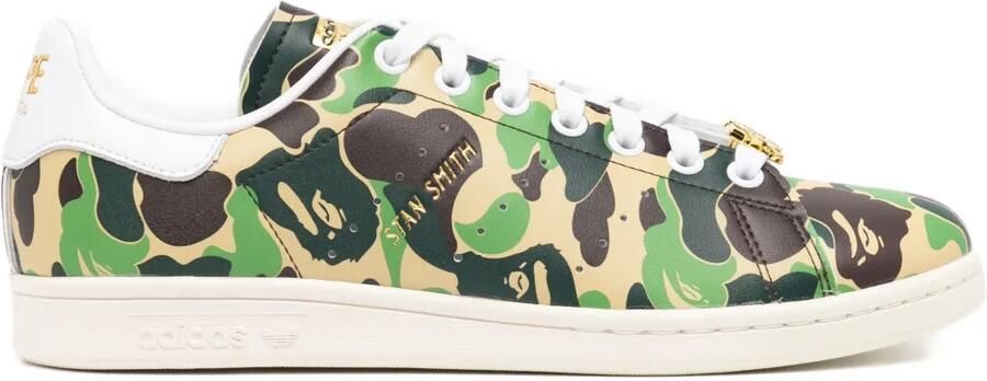 A BATHING APE x adidas Stan Smith sneakers Groen