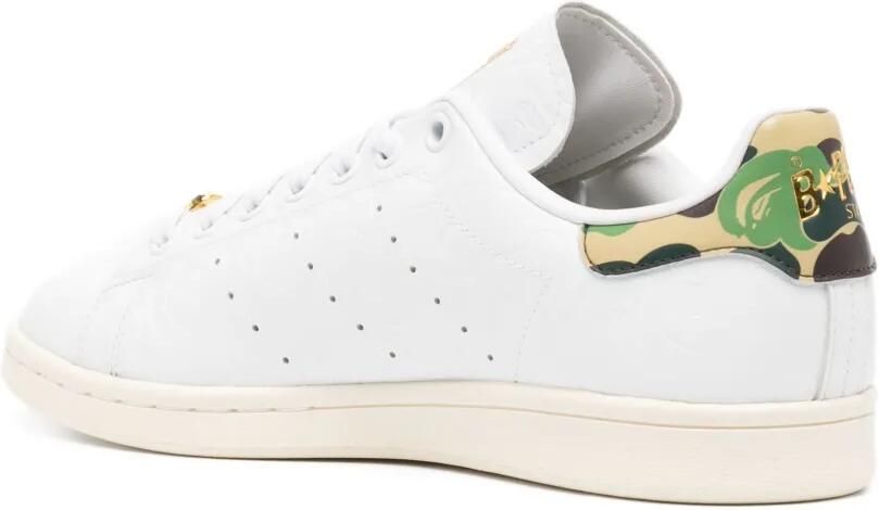 A BATHING APE x adidas Stan Smith sneakers Wit - Foto 3