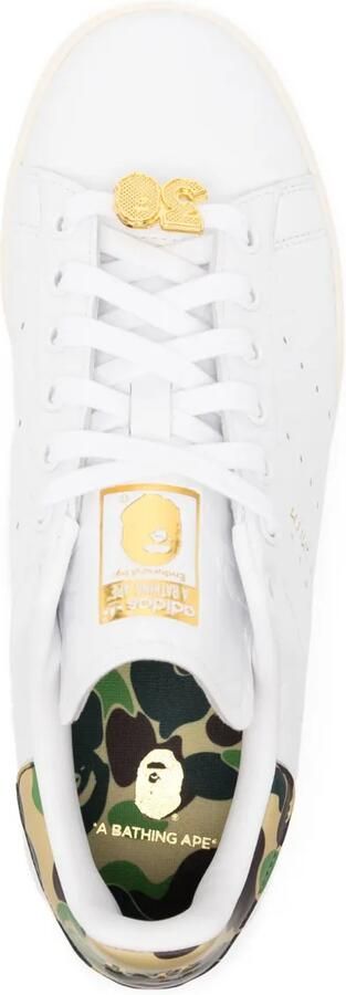 A BATHING APE x adidas Stan Smith sneakers Wit - Foto 4