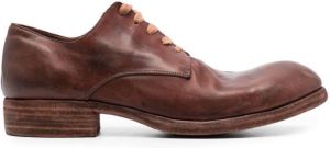 A Diciannoveventitre Leren Derby schoenen Bruin