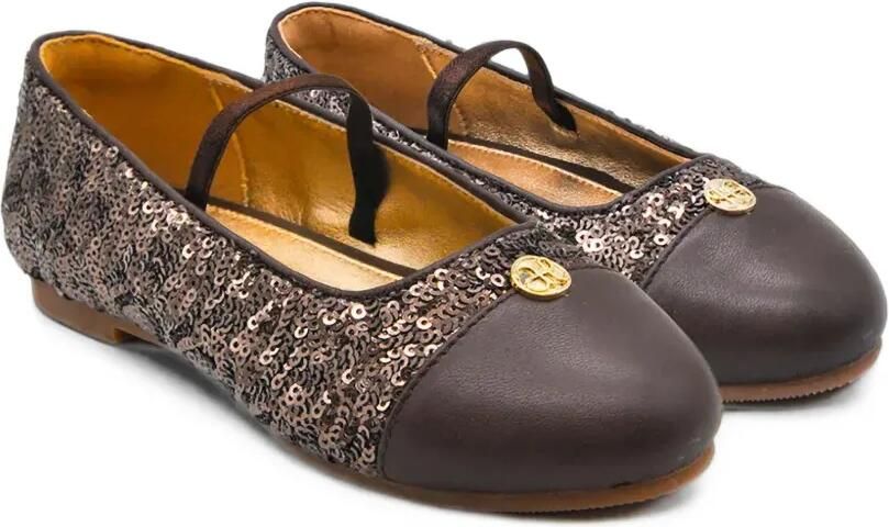 Abel & Lula Ballerina's met pailletten Bruin