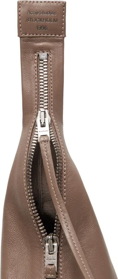 Acne Studios 100 mm leren pumps met rits Bruin - Foto 4