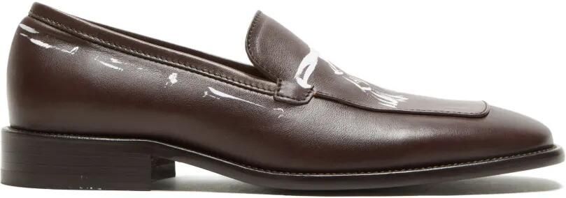 Acne Studios Bootschoenen met grafische print Bruin