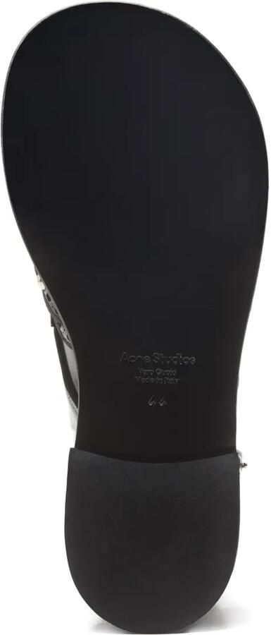 Acne Studios Leren derby schoenen verfraaid met studs Zwart - Foto 5