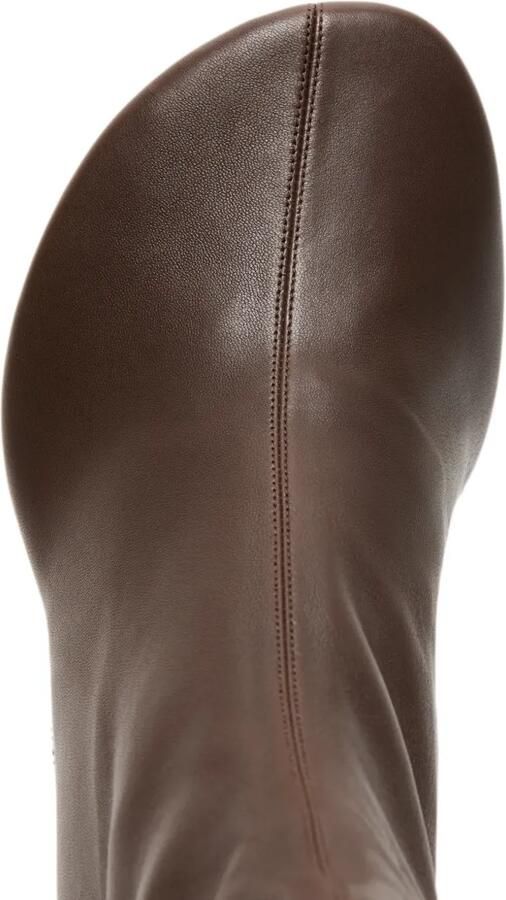 Acne Studios Leren enkellaarzen Bruin - Foto 4