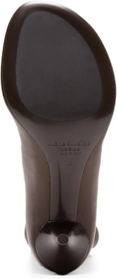 Acne Studios Leren enkellaarzen Bruin - Foto 5