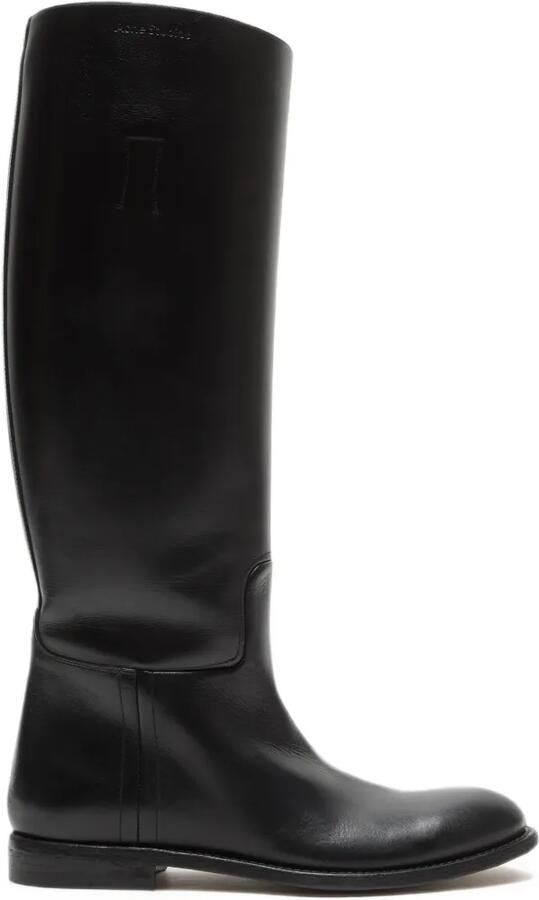 Acne Studios Leren laarzen Zwart