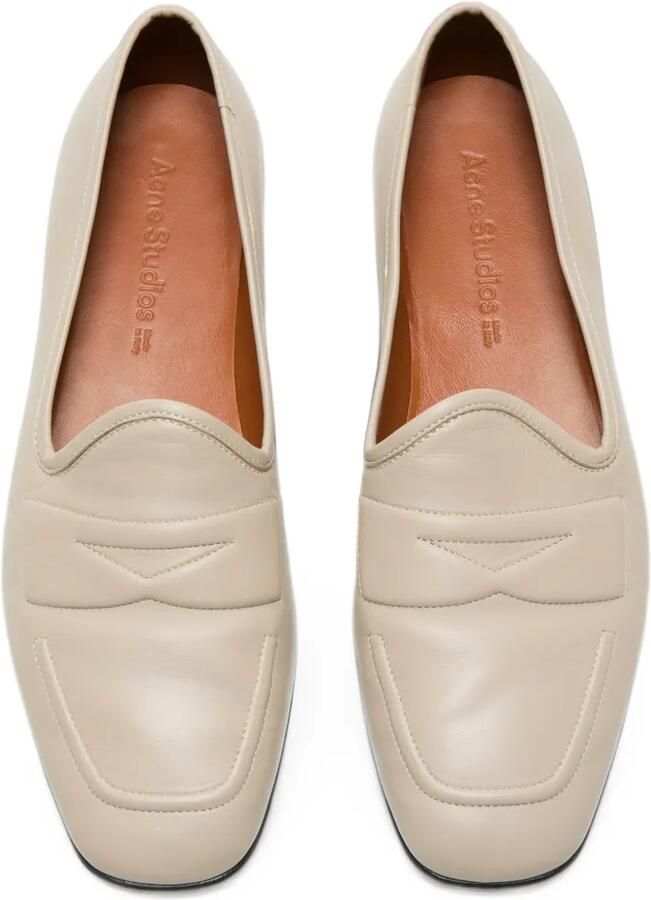 Acne Studios Leren loafers Beige - Foto 2
