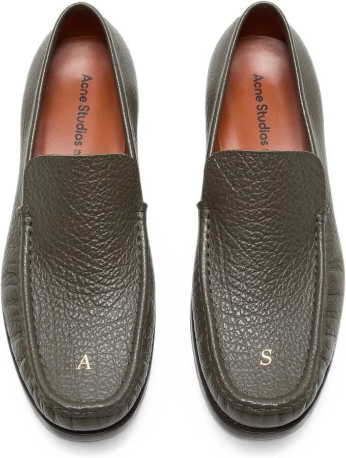 Acne Studios Leren loafers Groen - Foto 3