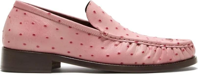 Acne Studios Leren loafers Roze