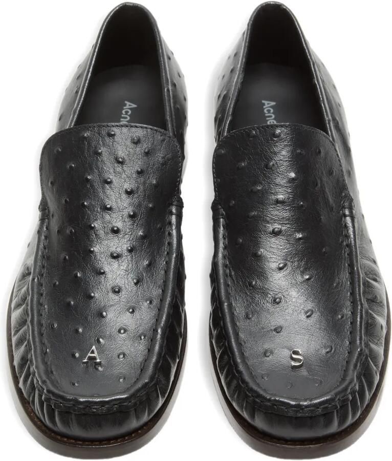 Acne Studios Leren loafers Zwart