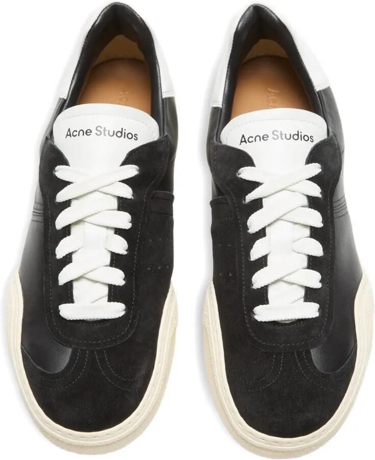 Acne Studios Leren sneakers in zwart wit - Foto 2