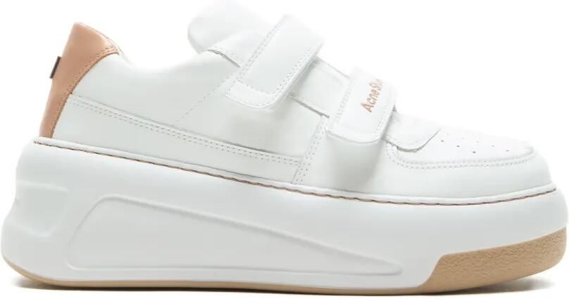 Acne Studios Leren sneakers met klittenband Wit