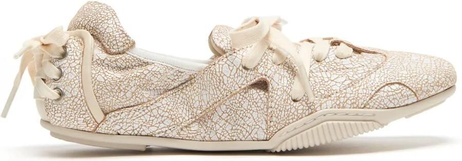 Acne Studios Sneakers met trekkoord aan de achterkant Beige
