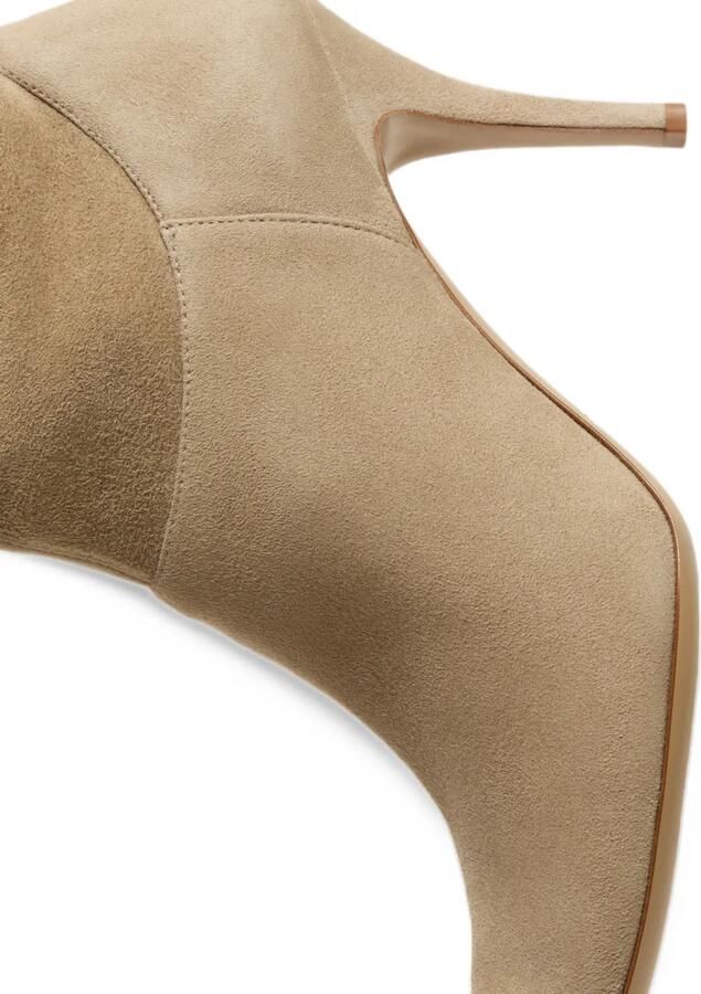 Acne Studios stretch suede boots Beige - Foto 3