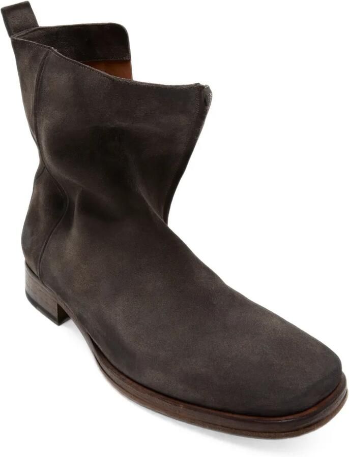 Acne Studios Suède enkellaarzen Grijs - Foto 3