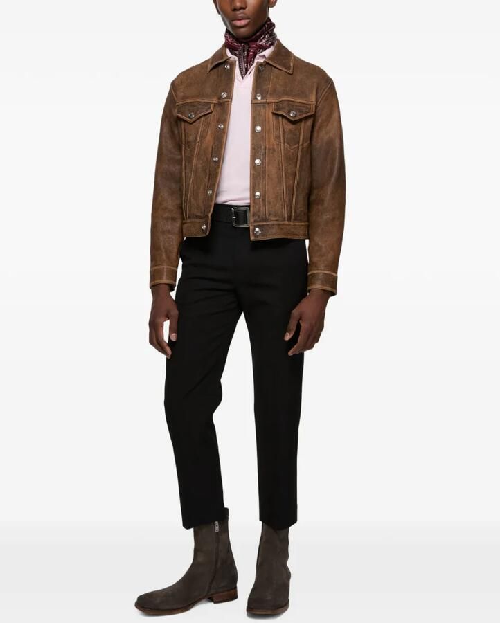 Acne Studios Suède enkellaarzen Grijs - Foto 2