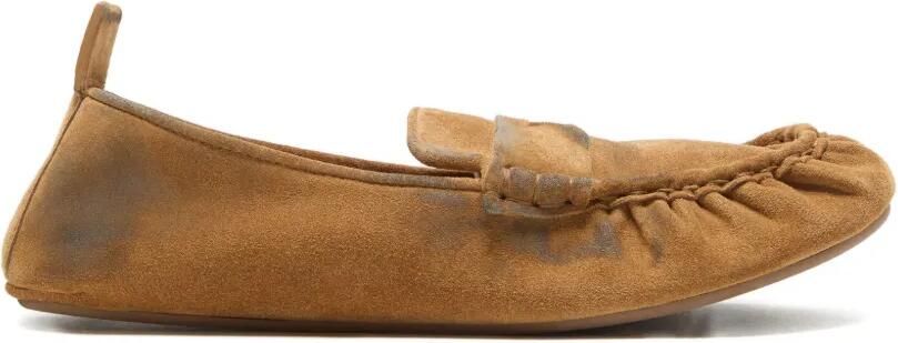 Acne Studios Suède loafers Beige