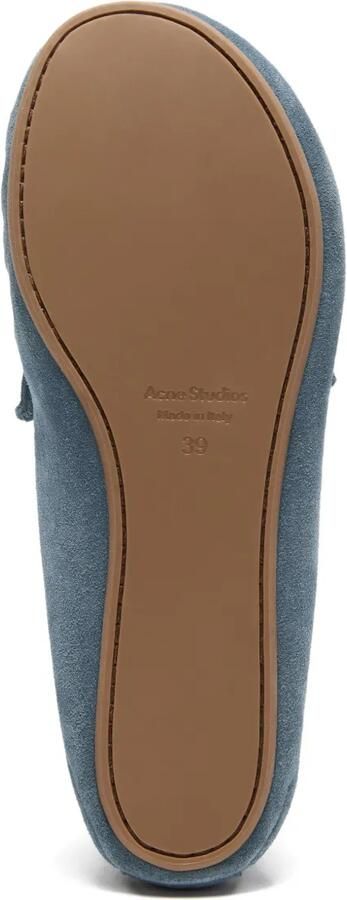 Acne Studios Suède loafers Blauw - Foto 5
