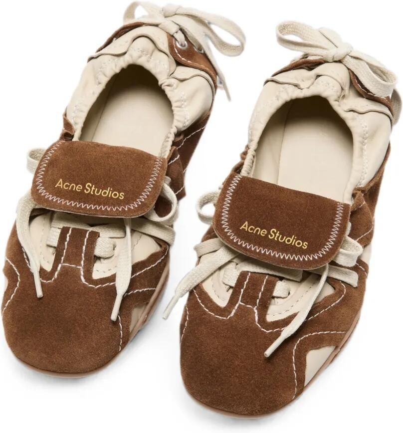 Acne Studios Suède veterschoenen Bruin - Foto 2