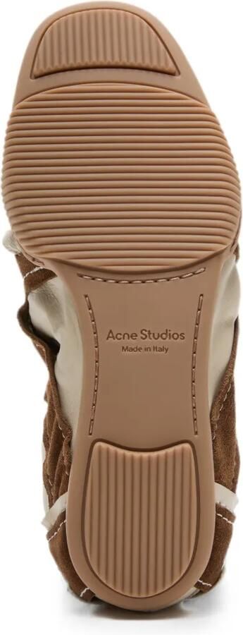 Acne Studios Suède veterschoenen Bruin - Foto 5