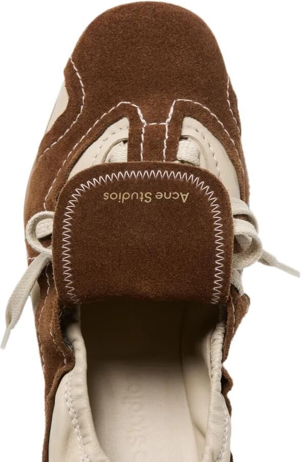 Acne Studios Suède veterschoenen Bruin - Foto 4