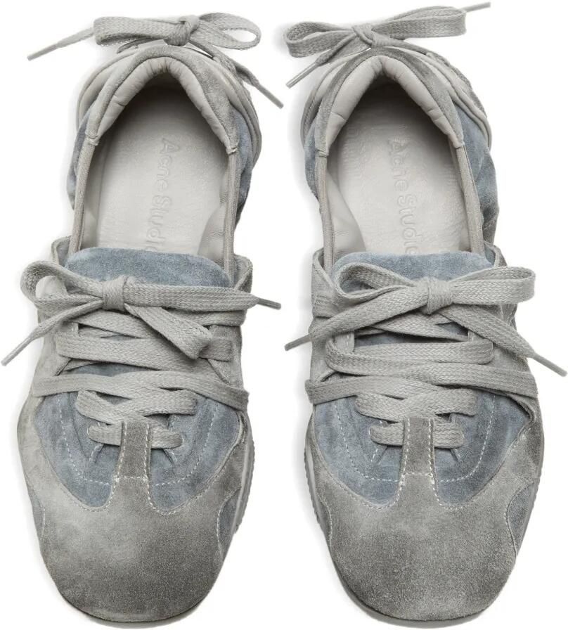 Acne Studios Suède veterschoenen Grijs - Foto 2