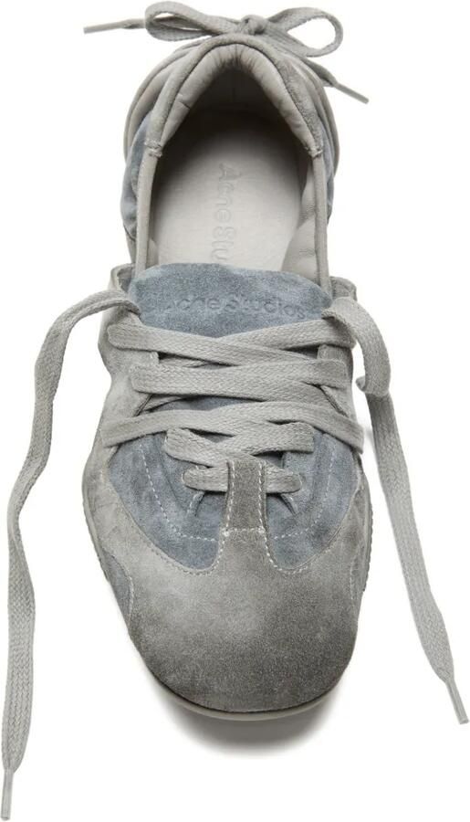 Acne Studios Suède veterschoenen Grijs - Foto 4