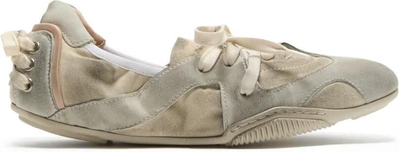 Acne Studios Suède veterschoenen Grijs