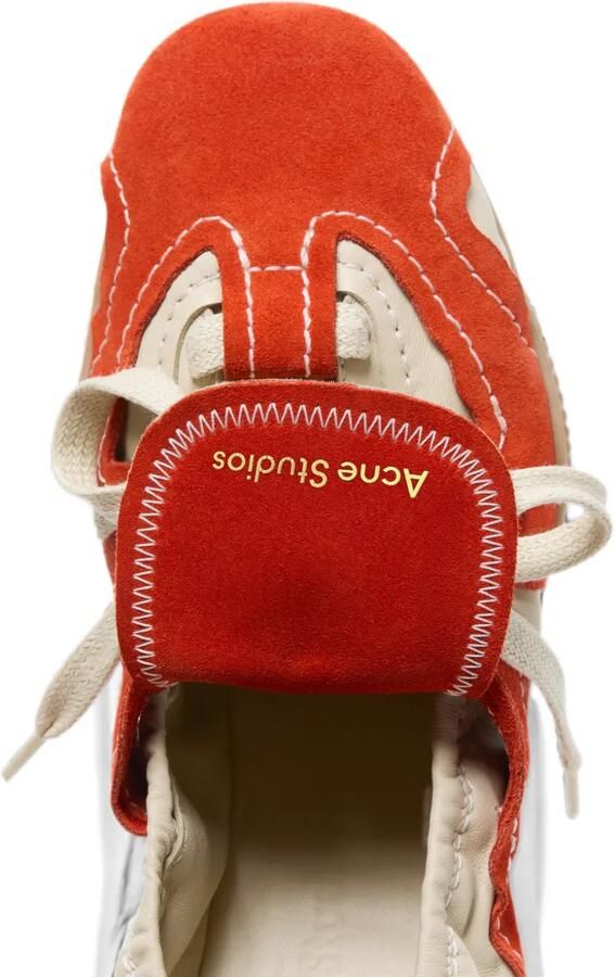 Acne Studios Suède veterschoenen Oranje - Foto 4