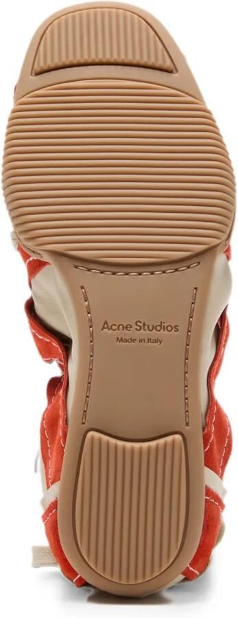 Acne Studios Suède veterschoenen Oranje - Foto 5