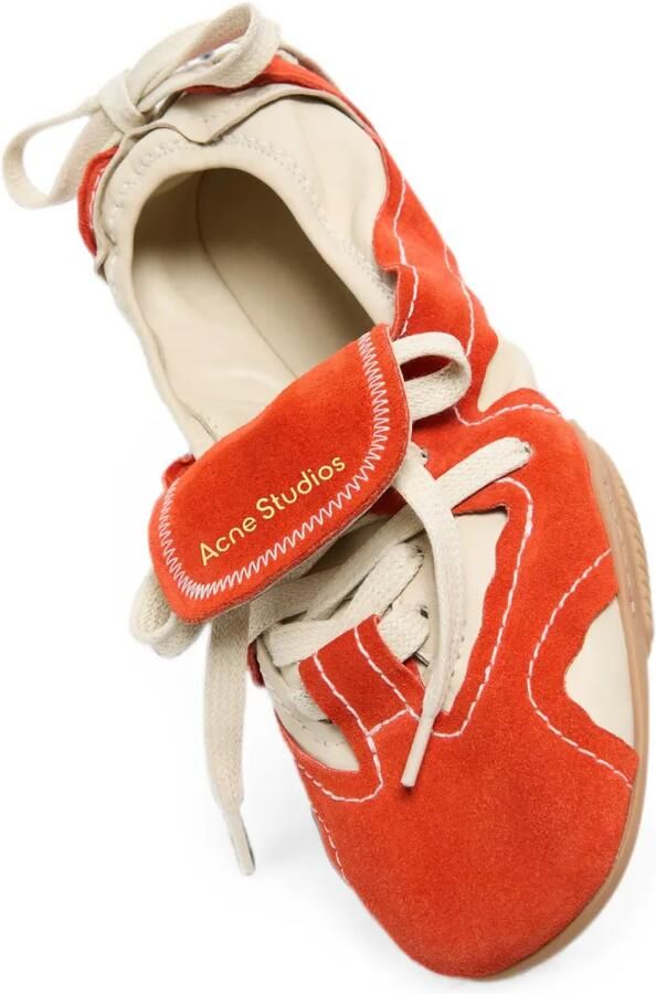 Acne Studios Suède veterschoenen Oranje - Foto 3