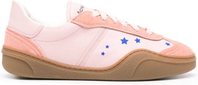 Acne Studios Bars sneakers met vlakken Roze