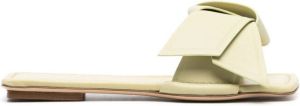 Acne Studios Slippers met strikdetail Groen