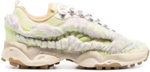Acne Studios Sneakers met logoplakkaat Beige