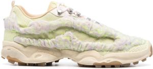 Acne Studios Bubba sneakers met logoplakkaat Beige