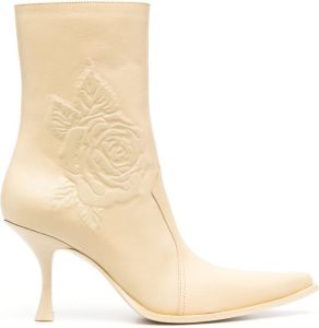 Acne Studios Leren laarzen Beige