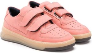 Acne Studios Kids tennis sneakers met klittenband Roze