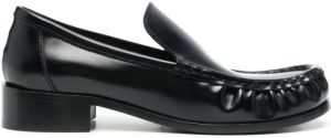 Acne Studios Leren loafers Zwart