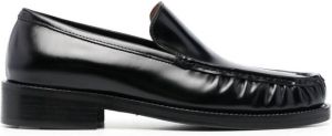Acne Studios Leren loafers Zwart