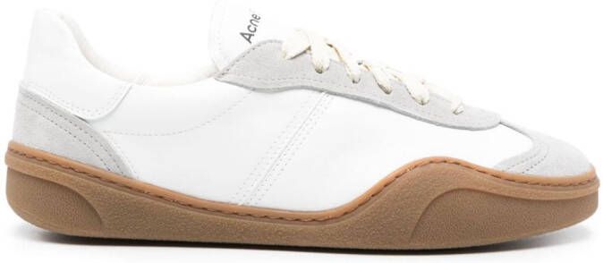 Acne Studios Leren sneakers met vlakken Wit