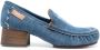 Acne Studios Loafers met blokhak Blauw - Thumbnail 1